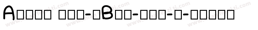 Arita CZS-GBpc-EUC-H字体转换